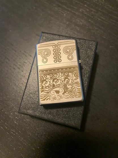 Elven Wolf Engraved Lighter