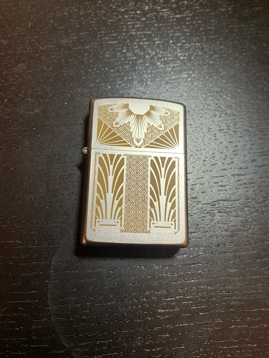 Art Deco Engraved Lighter